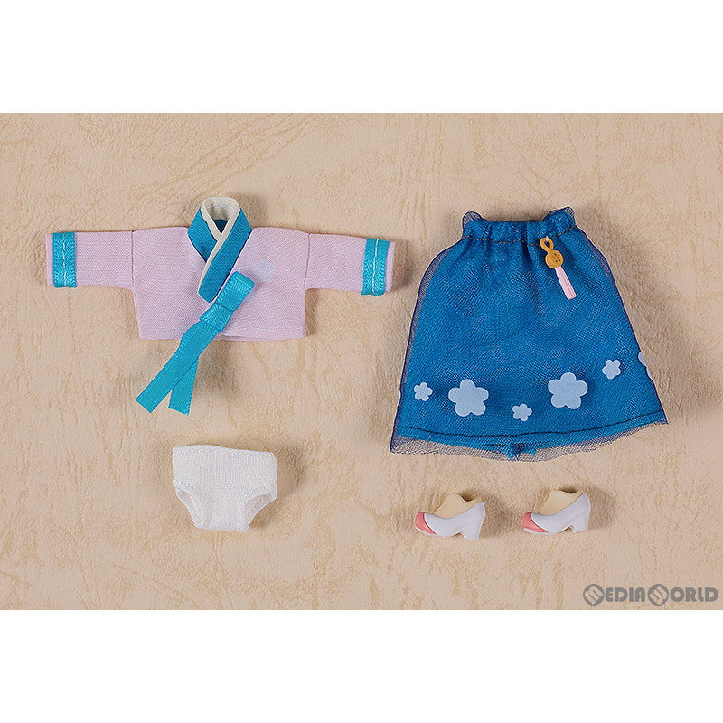 【新品即納】[FIG] ねんどろいどどーる おようふくセット World Tour(ワールドツアー) 韓国:Girl(ブルー) フィギュア用アクセサリ グッドスマイルカンパニー(20240623)