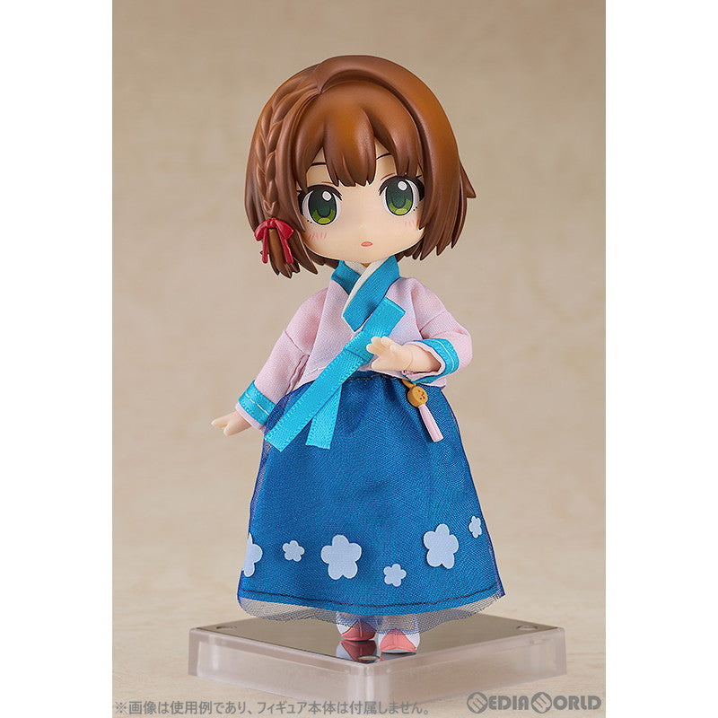 【新品即納】[FIG] ねんどろいどどーる おようふくセット World Tour(ワールドツアー) 韓国:Girl(ブルー) フィギュア用アクセサリ グッドスマイルカンパニー(20240623)