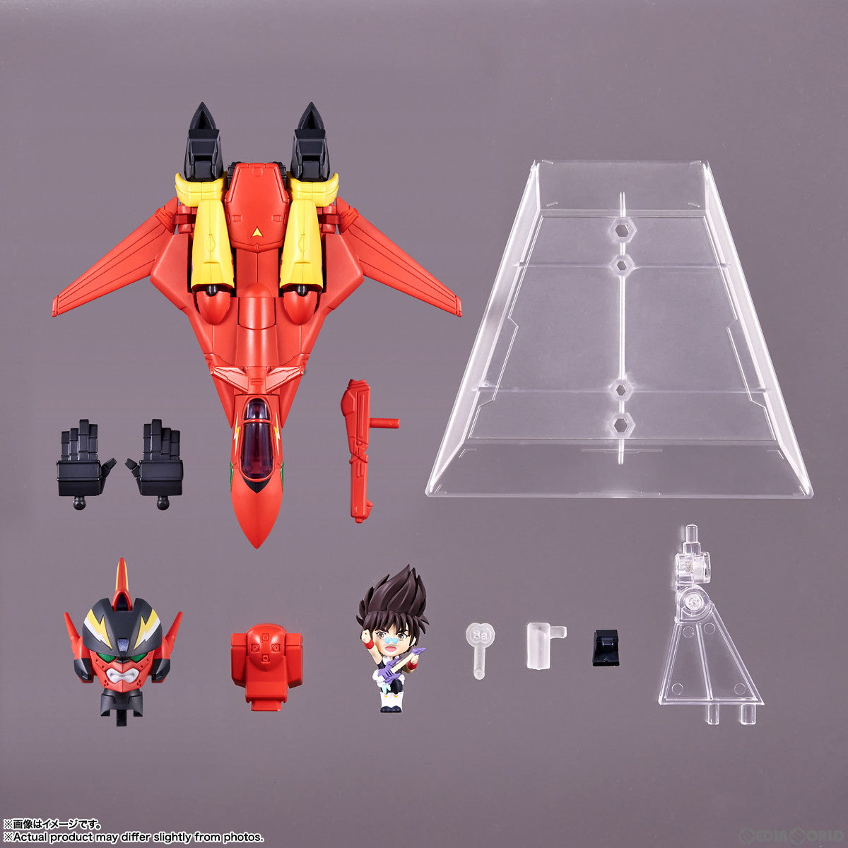 【新品即納】[FIG] TINY SESSION(タイニーセッション) VF-19改 ファイヤーバルキリー with 熱気バサラ(ねっきばさら) マクロス7 完成品 可動フィギュア バンダイスピリッツ(20240426)