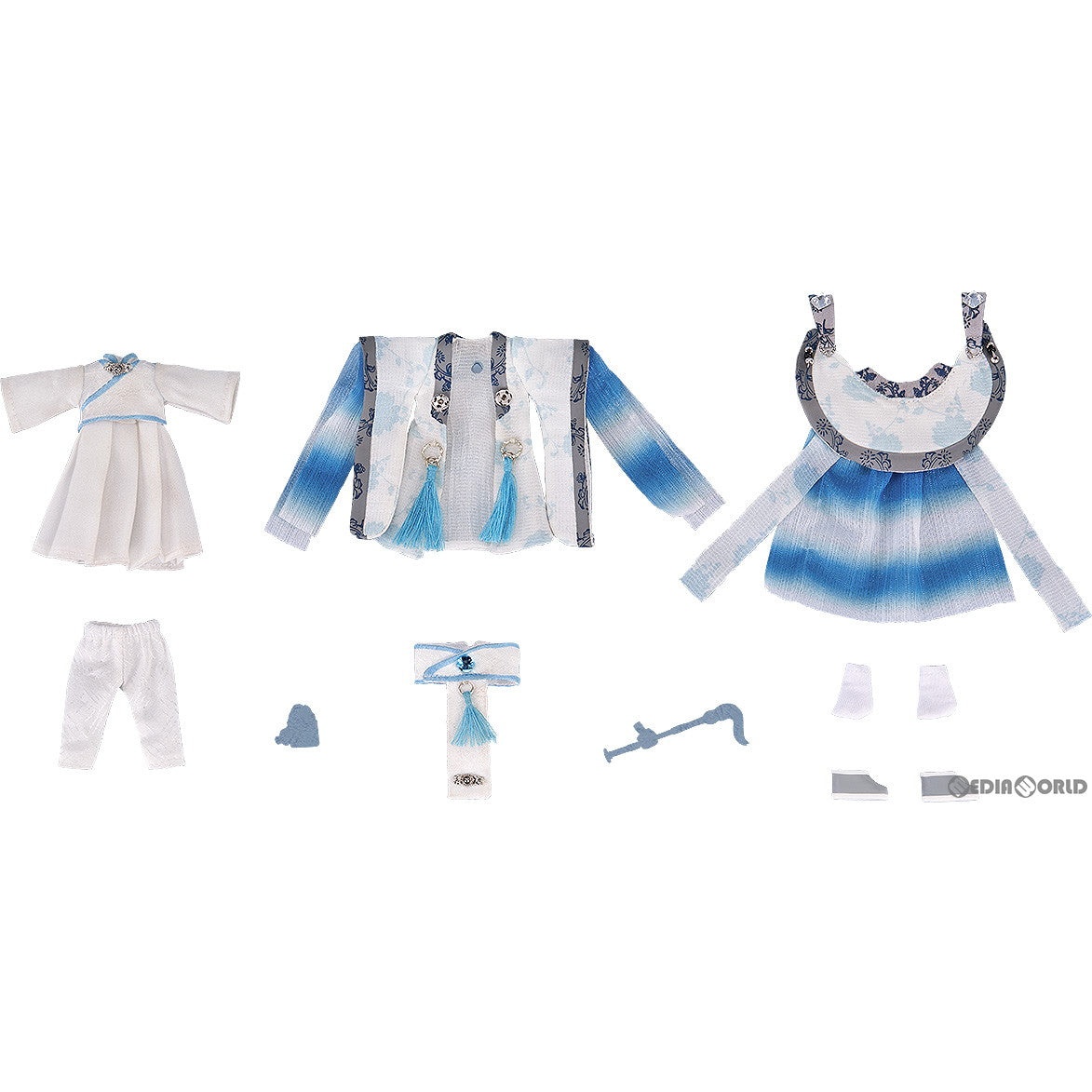 【新品即納】[FIG] ねんどろいどどーる おようふくセット 素還真 天競鏖鋒Ver.(そかんしん てんきょうおうほうver) 霹靂布袋戲(ピリプータイシー) フィギュア用アクセサリ グッドスマイルカンパニー(20240901)