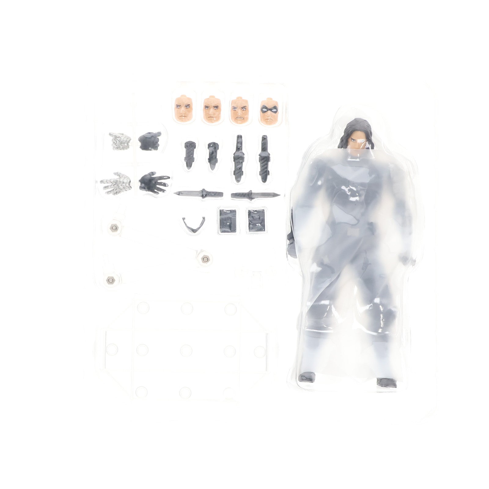 【中古即納】[FIG] リボルテック アメイジング・ヤマグチ ウインターソルジャー キャプテン・アメリカ:ウィンター・ソルジャー 完成品 可動フィギュア(NR026) 海洋堂(20240614)