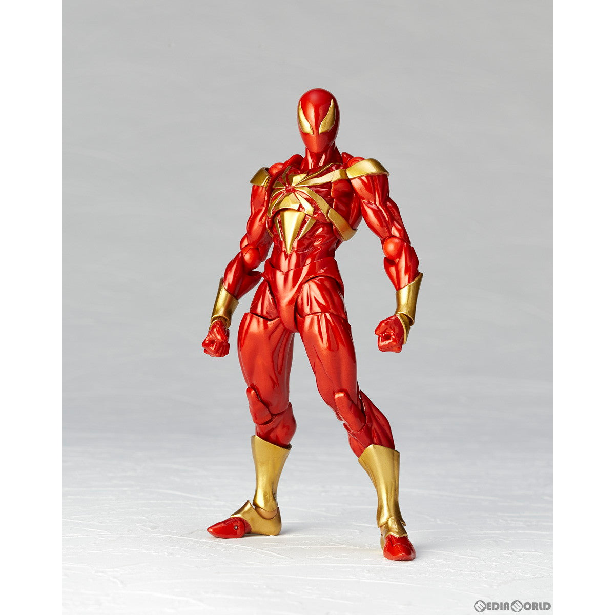 【中古即納】[FIG] (再販) リボルテック アメイジング・ヤマグチ アイアン・スパイダー アルティメットスパイダーマン 完成品 可動フィギュア(NR030) 海洋堂/ケンエレファント(20240524)