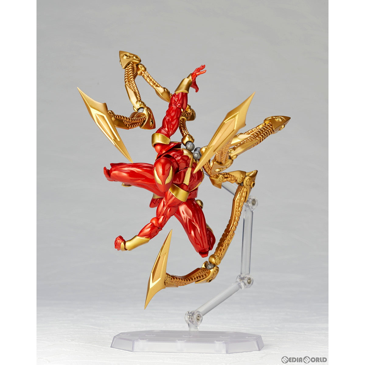 【中古即納】[FIG] (再販) リボルテック アメイジング・ヤマグチ アイアン・スパイダー アルティメットスパイダーマン 完成品 可動フィギュア(NR030) 海洋堂/ケンエレファント(20240524)
