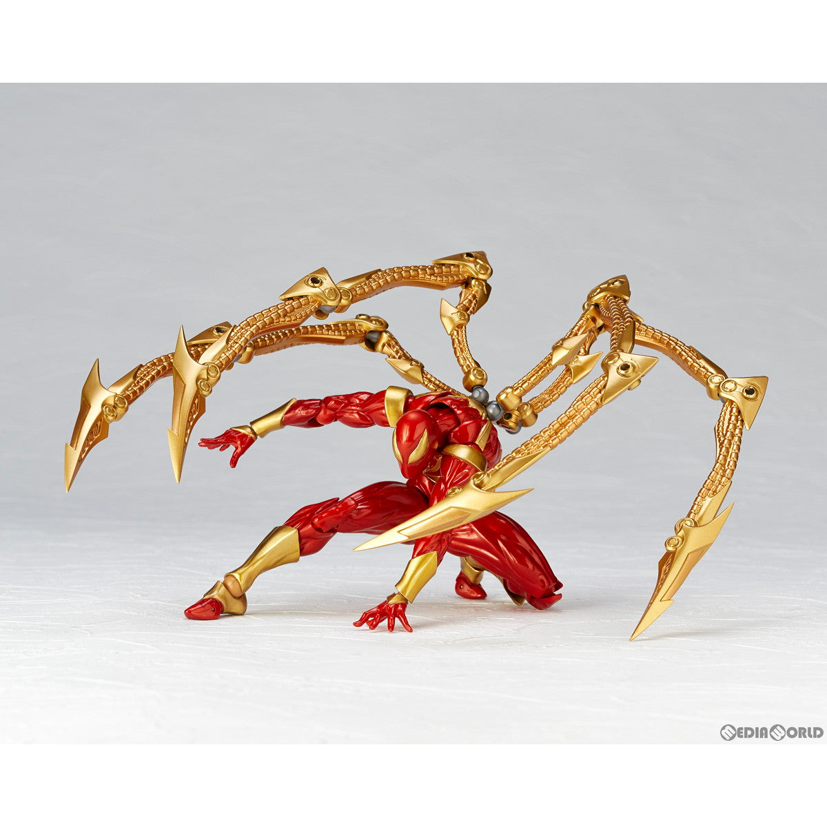 【新品即納】[FIG](再販)リボルテック アメイジング・ヤマグチ アイアン・スパイダー アルティメットスパイダーマン 完成品 可動フィギュア(NR030) 海洋堂/ケンエレファント(20240524)