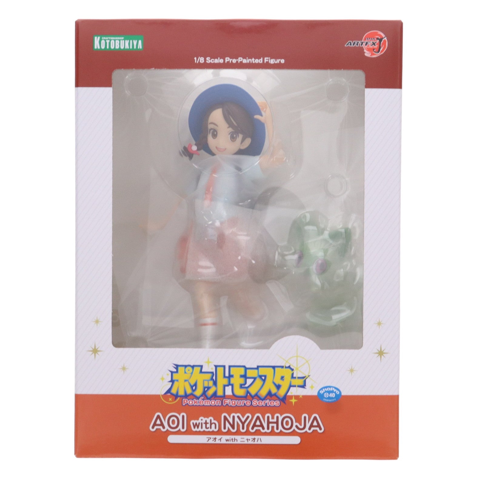 【中古即納】[FIG] ポケモンセンター&コトブキヤショップ限定特典付属 ARTFX J アオイ with ニャオハ ポケットモンスター スカーレット・バイオレット 1/8 完成品 フィギュア(PV141) コトブキヤ(20240731)