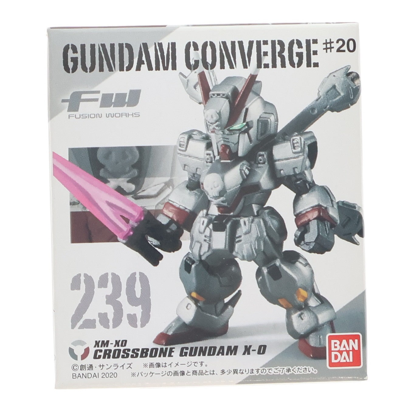 【中古即納】[FIG] (単品)(食玩) クロスボーン・ガンダムX-0 FW GUNDAM CONVERGE(ガンダムコンバージ) #20 機動戦士クロスボーン・ガンダム ゴースト フィギュア バンダイ(20200914)