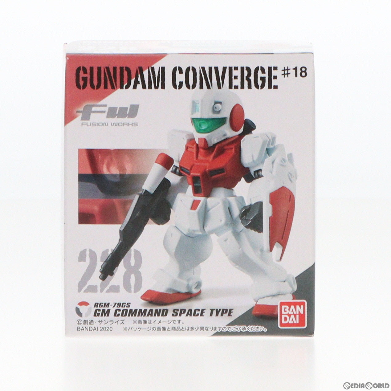 【中古即納】[FIG] (単品)(食玩)FW GUNDAM CONVERGE(ガンダムコンバージ) ＃18 ジム・コマンド(宇宙戦仕様) 機動戦士ガンダム0080 ポケットの中の戦争 完成品 フィギュア バンダイ(20200309)