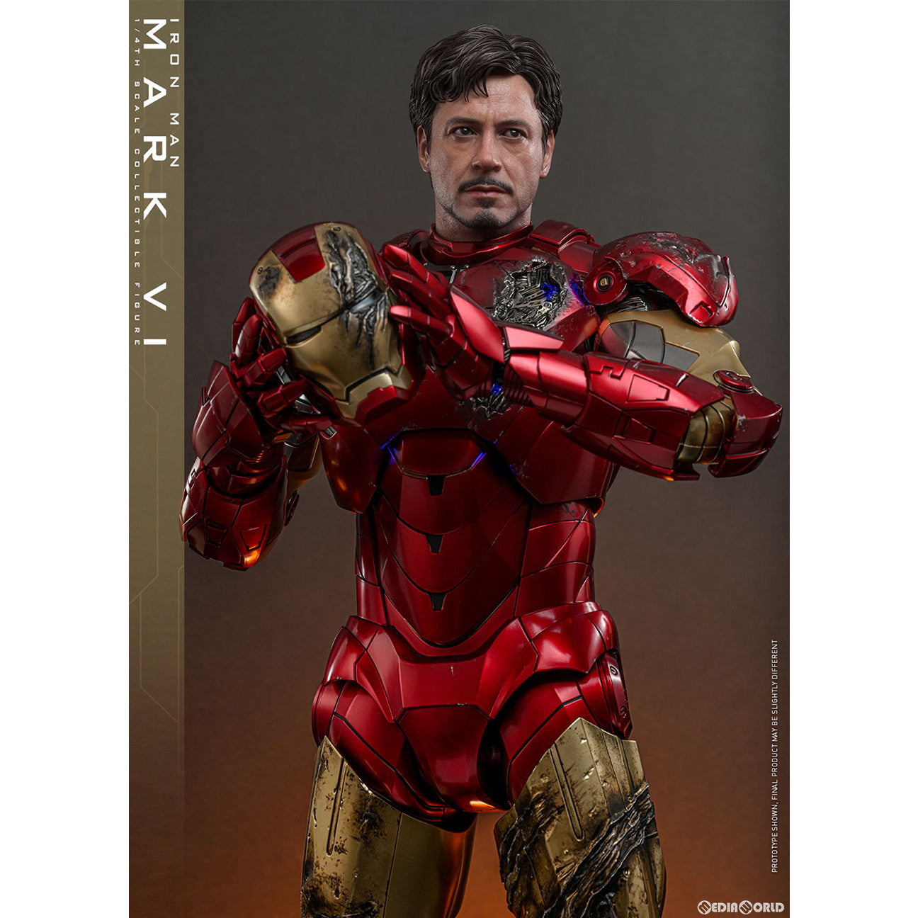 【中古即納】[FIG] クオーター・スケール アイアンマン・マーク6 アイアンマン2 1/4 完成品 可動フィギュア(QS#025) ホットトイズ(20250131)