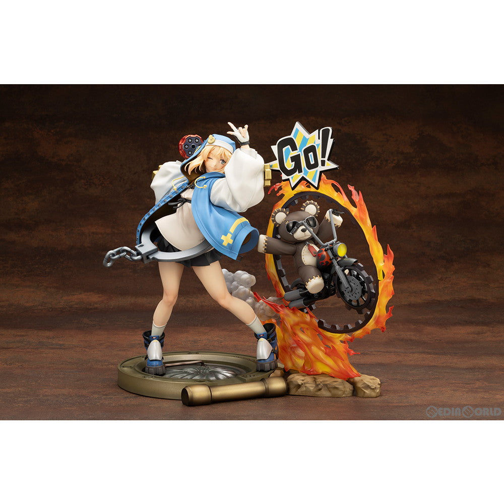 【中古即納】[FIG] ブリジット with 帰ってきたキルマシーン GUILTY GEAR -STRIVE-(ギルティギア ストライヴ) 1/7 完成品 フィギュア(PV128) コトブキヤ(20240720)