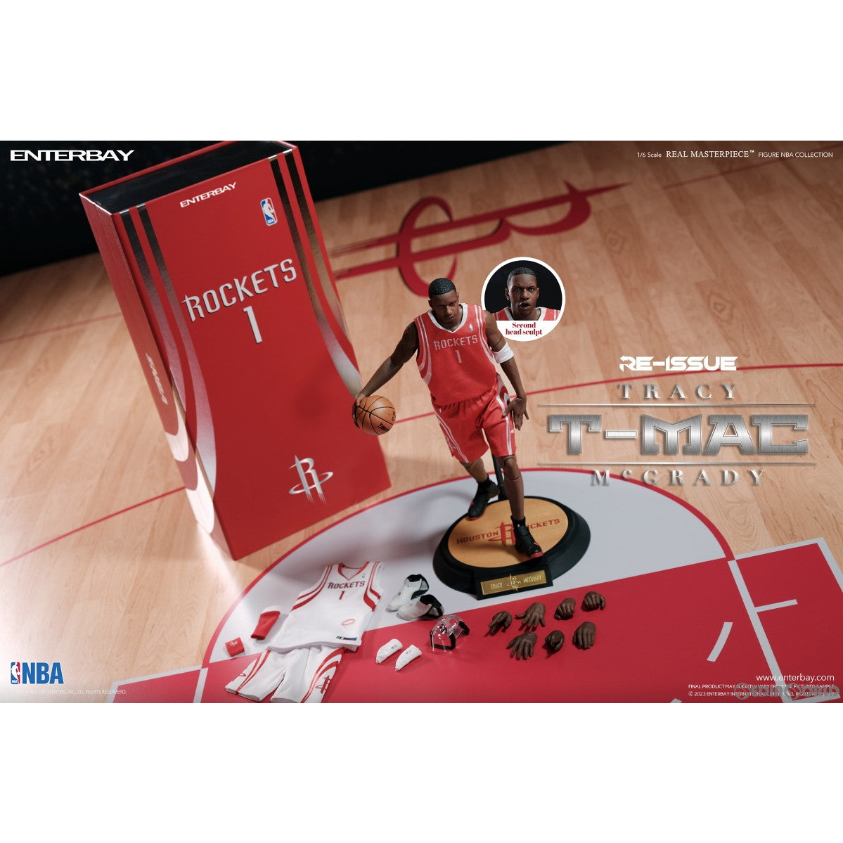 【新品即納】[FIG] リアルマスターピース NBAコレクション T-MAC トレイシー・マグレディ 1/6 コレクティブル フィギュア 完成品 可動フィギュア エンターベイ(20240630)