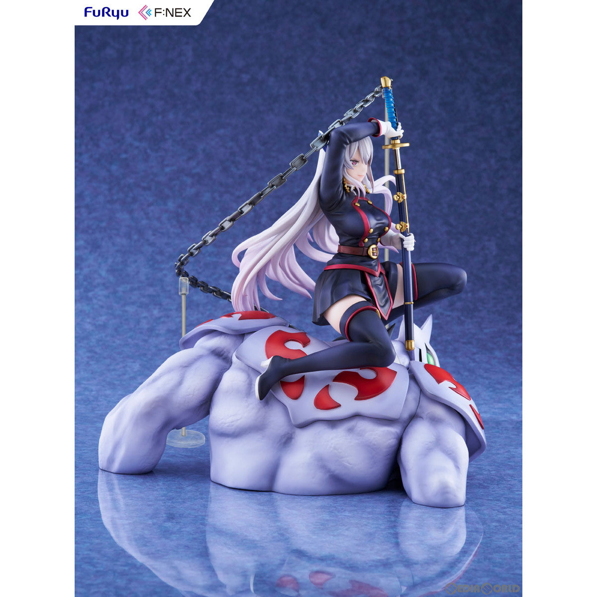 【中古即納】[FIG] 羽前京香(うぜんきょうか) 魔都精兵のスレイブ 1/7 完成品 フィギュア(AMU-FNX1067) フリュー(20240905)