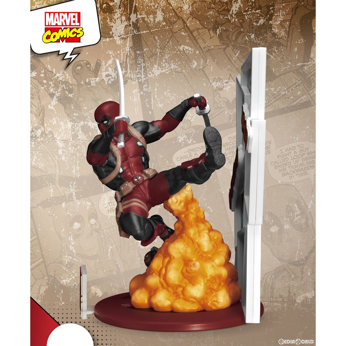 【新品即納】[FIG] Dステージ #150 デッドプール マーベル・コミック ジオラマ・スタチュー 完成品 フィギュア(DS-150) ビースト・キングダム/ホットトイズ(20240731)