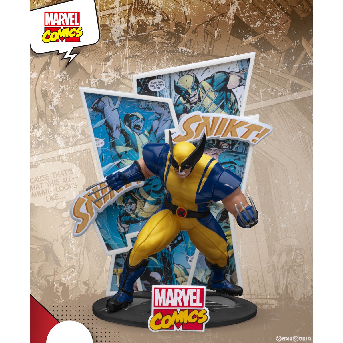 【新品即納】[FIG] Dステージ #151 ウルヴァリン マーベル・コミック X-MEN(エックスメン) ジオラマ・スタチュー 完成品 フィギュア(DS-151) ビースト・キングダム/ホットトイズ(20240731)
