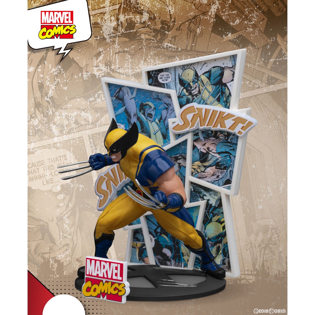 【新品即納】[FIG] Dステージ #151 ウルヴァリン マーベル・コミック X-MEN(エックスメン) ジオラマ・スタチュー 完成品 フィギュア(DS-151) ビースト・キングダム/ホットトイズ(20240731)