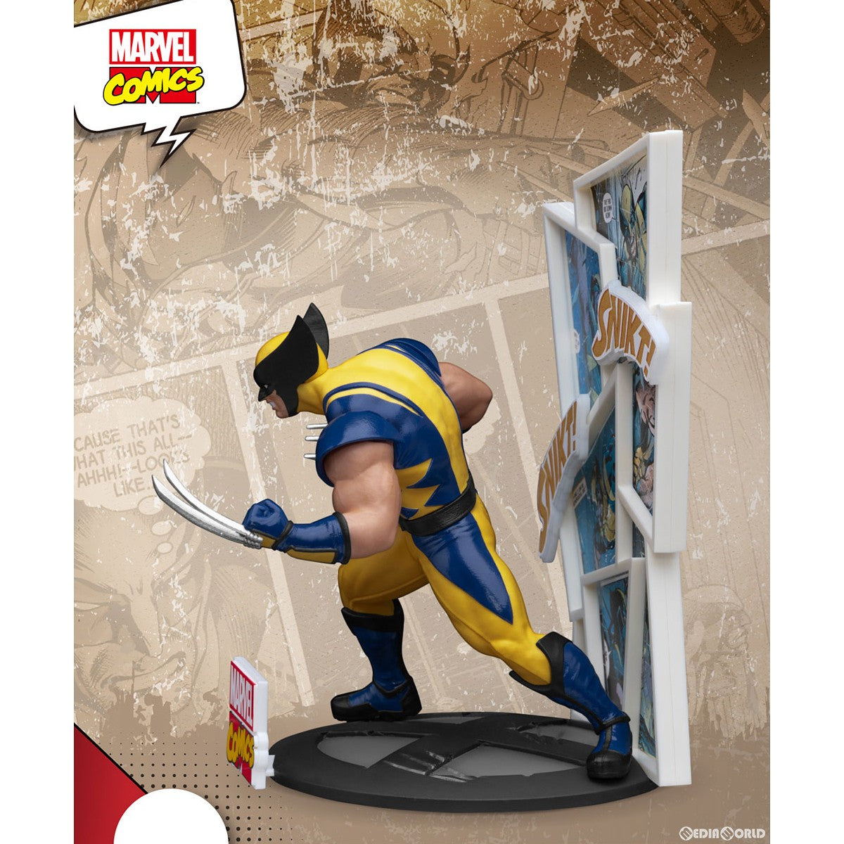 【新品即納】[FIG] Dステージ #151 ウルヴァリン マーベル・コミック X-MEN(エックスメン) ジオラマ・スタチュー 完成品 フィギュア(DS-151) ビースト・キングダム/ホットトイズ(20240731)