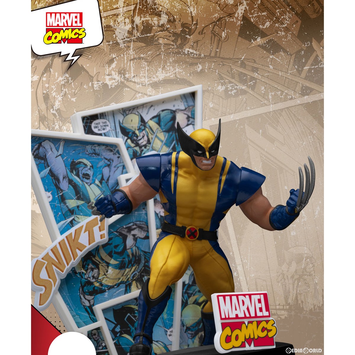 【新品即納】[FIG] Dステージ #151 ウルヴァリン マーベル・コミック X-MEN(エックスメン) ジオラマ・スタチュー 完成品 フィギュア(DS-151) ビースト・キングダム/ホットトイズ(20240731)