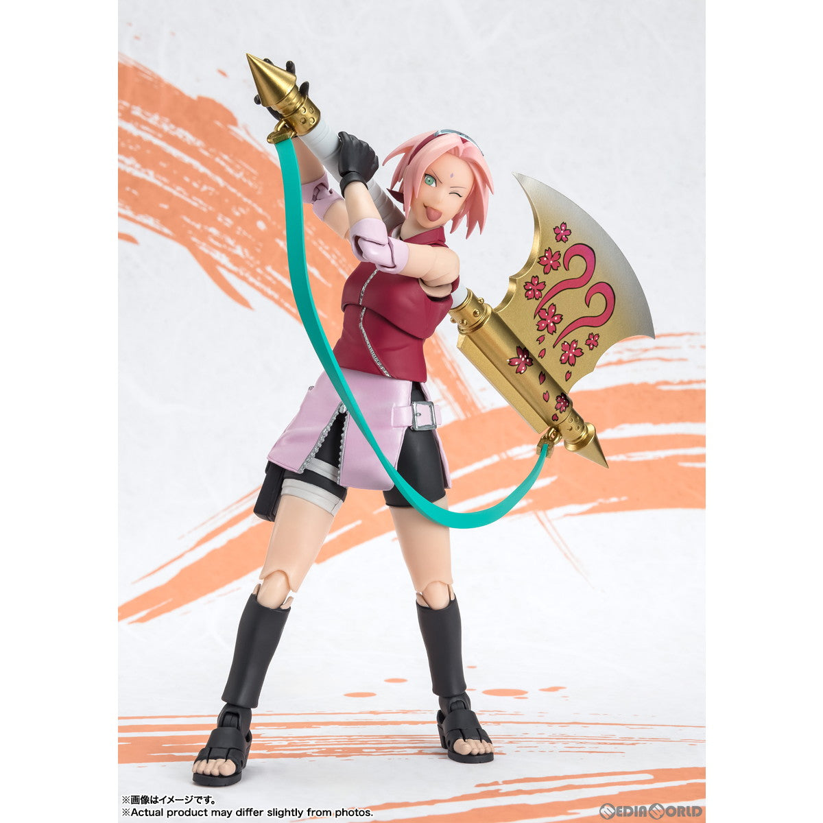 【新品即納】[FIG] S.H.Figuarts(フィギュアーツ) 春野サクラ(はるのさくら) -NARUTOP99 Edition- NARUTO-ナルト- 疾風伝 完成品 可動フィギュア バンダイスピリッツ(20240622)