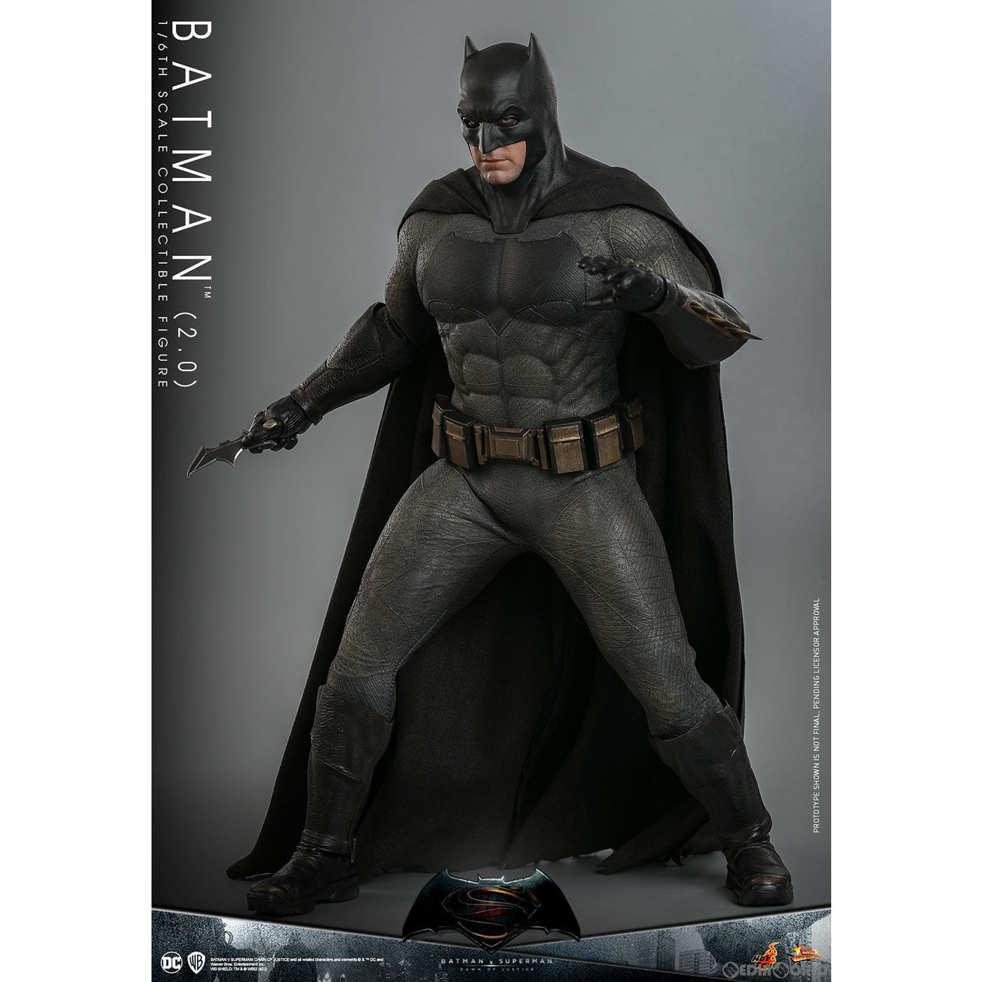 【中古即納】[FIG] ムービー・マスターピース バットマン(2.0版) バットマン vs スーパーマン ジャスティスの誕生 1/6 完成品 可動フィギュア(MM#731) ホットトイズ(20250531)