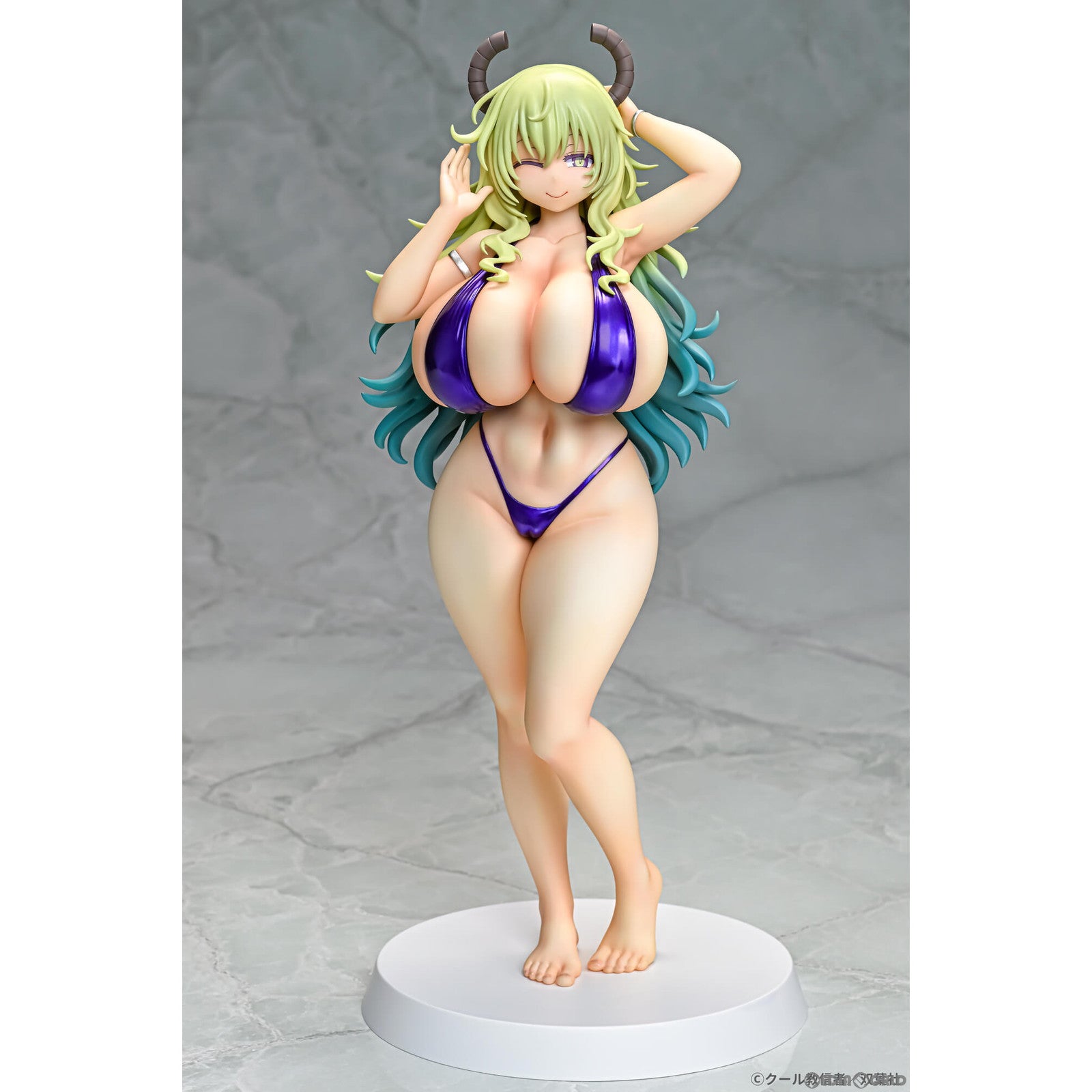 【中古即納】[FIG] ルコア ビキニスタイル 小林さんちのメイドラゴン 1/7 完成品 フィギュア Q-six(キューシックス)(20240930)