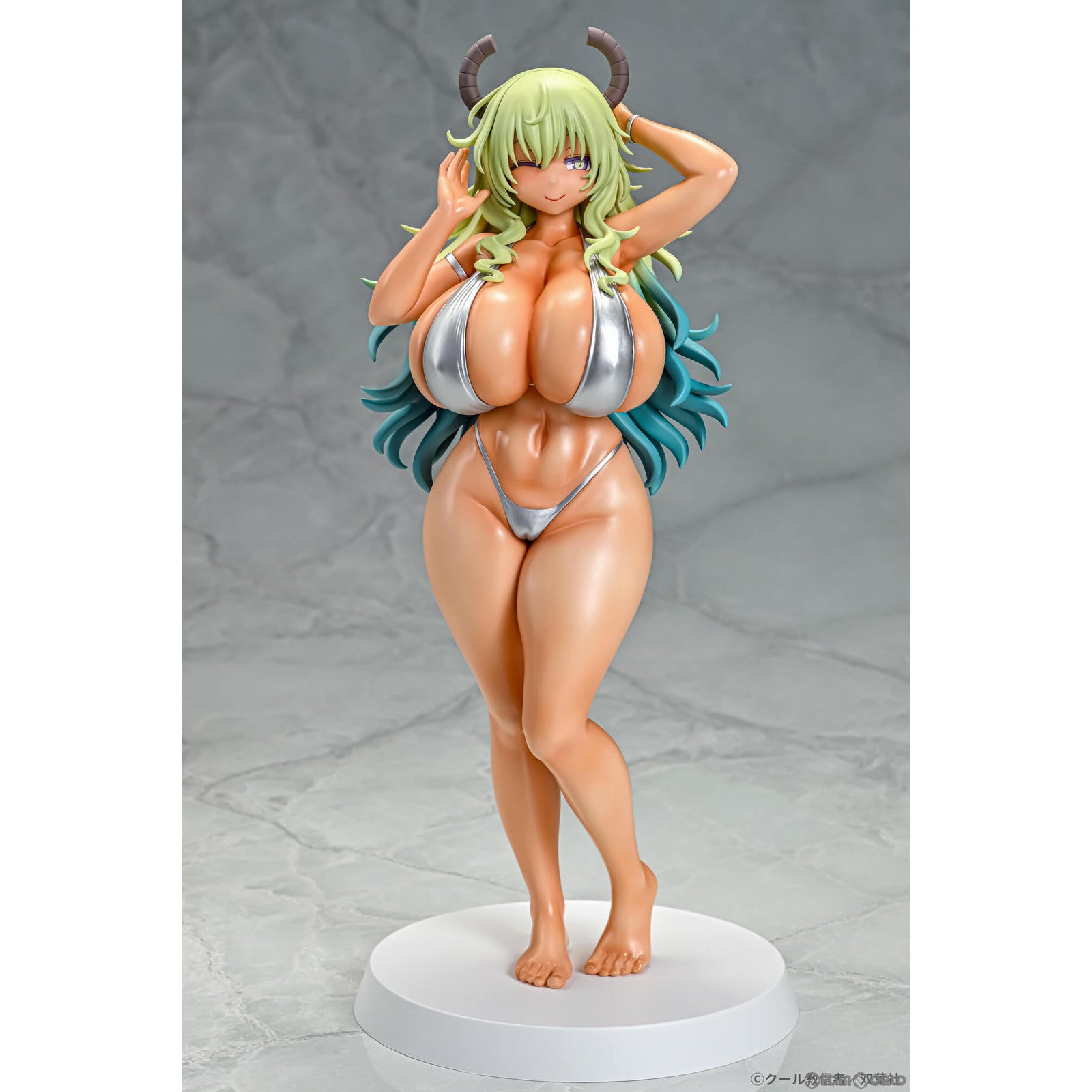 【新品即納】[FIG] ルコア ビキニスタイル 日焼けver. 小林さんちのメイドラゴン 1/7 完成品 フィギュア Q-six(キューシックス) (20240930)