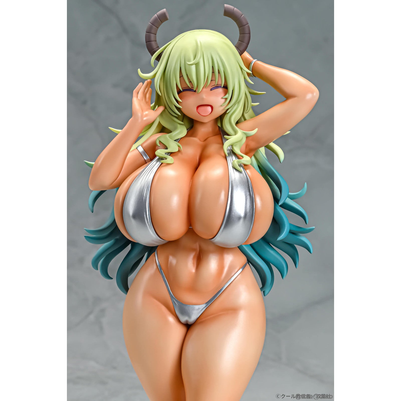【新品即納】[FIG] ルコア ビキニスタイル 日焼けver. 小林さんちのメイドラゴン 1/7 完成品 フィギュア Q-six(キューシックス) (20240930)