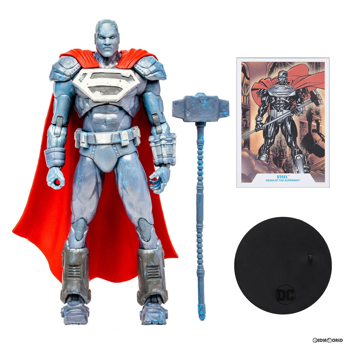 【新品即納】[FIG] DCマルチバース #257 スティール[コミック/Reign of Superman] DCコミックス 完成品 7インチ・アクションフィギュア マクファーレン・トイズ/ホットトイズ(20240201)