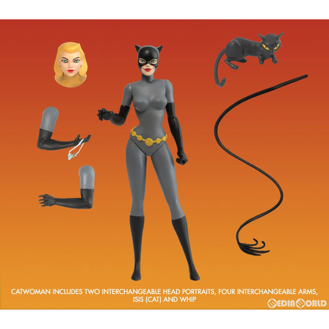 【新品即納】[FIG] 5ポイント バットマン アニメイテッド シリーズ 4体セット 完成品 3.75インチ アクションフィギュア メズコトイズ(20241212)