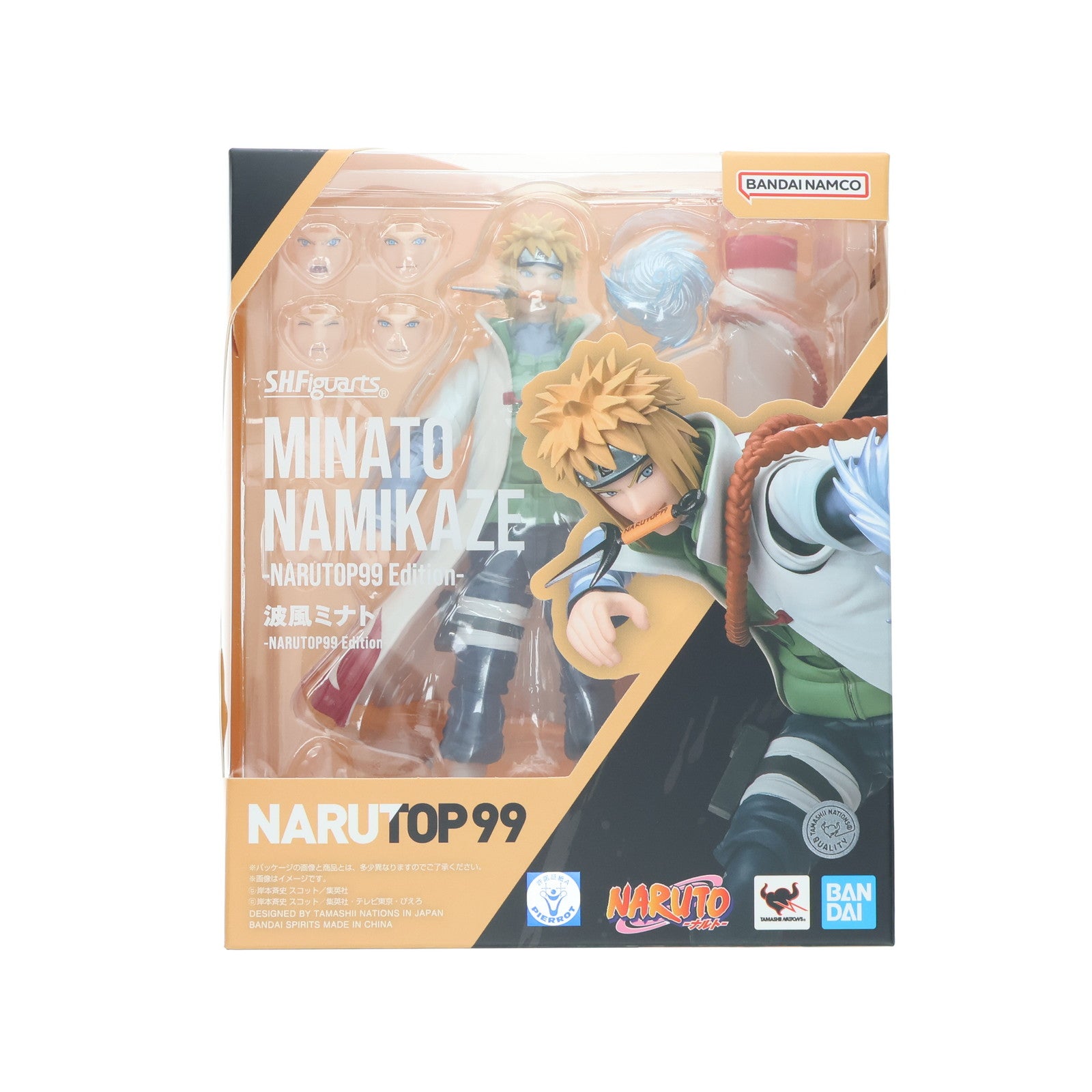 【新品即納】[FIG] S.H.Figuarts(フィギュアーツ) 波風ミナト(なみかぜみなと) -NARUTOP99 Edition- NARUTO-ナルト- 疾風伝 完成品 可動フィギュア バンダイスピリッツ(20240720)