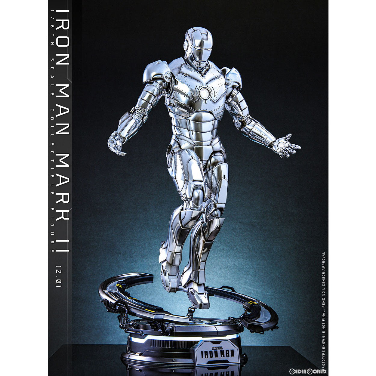【中古即納】[FIG] ムービー・マスターピース DIECAST アイアンマン・マーク2(2.0版) 1/6 完成品 可動フィギュア(MM#733D59) ホットトイズ(20241031)