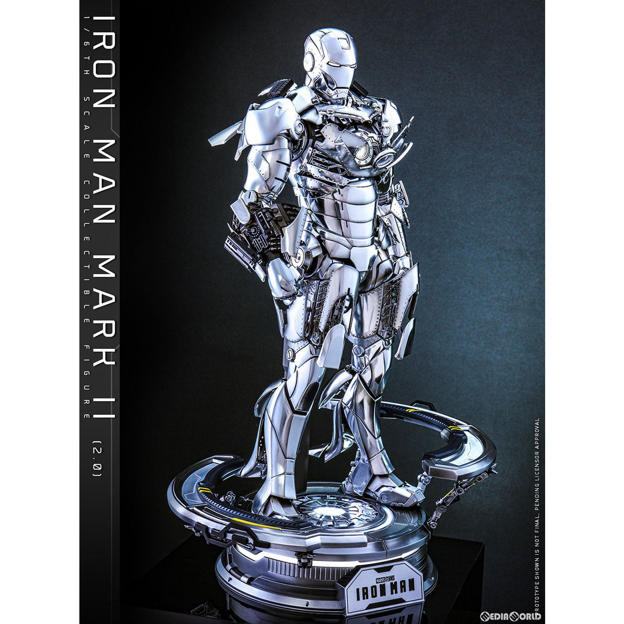 【中古即納】[FIG] ムービー・マスターピース DIECAST アイアンマン・マーク2(2.0版) 1/6 完成品 可動フィギュア(MM#733D59) ホットトイズ(20241031)