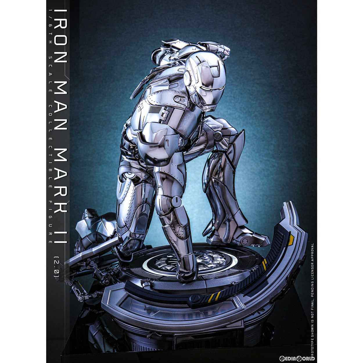 【中古即納】[FIG] ムービー・マスターピース DIECAST アイアンマン・マーク2(2.0版) 1/6 完成品 可動フィギュア(MM#733D59) ホットトイズ(20241031)