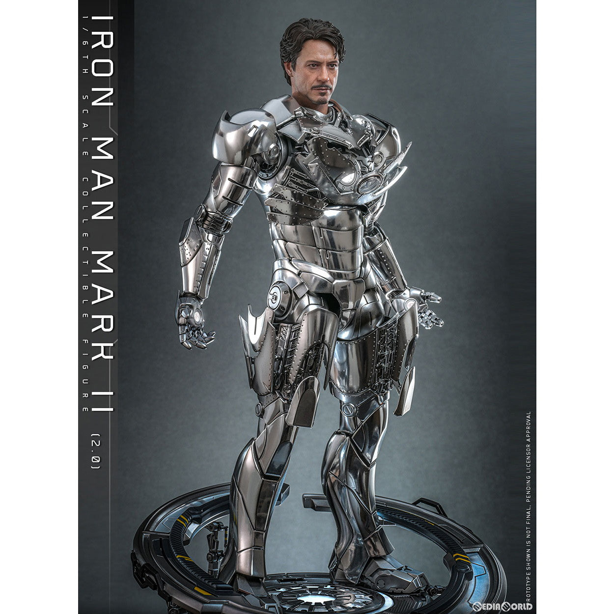 【中古即納】[FIG] ムービー・マスターピース DIECAST アイアンマン・マーク2(2.0版) 1/6 完成品 可動フィギュア(MM#733D59) ホットトイズ(20241031)