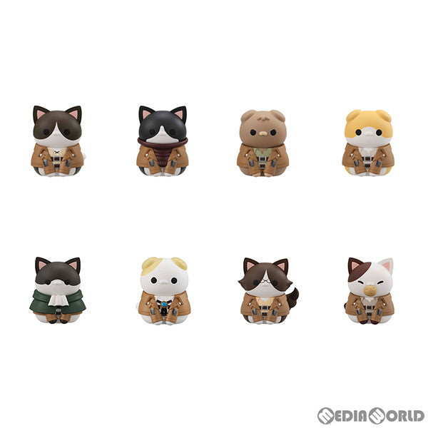 【新品即納】[BOX][FIG] (再販) MEGA CAT PROJECT 進撃のニャンコ 調査兵団集合だニャン! 進撃の巨人 フィギュア(8個) メガハウス(20240630)