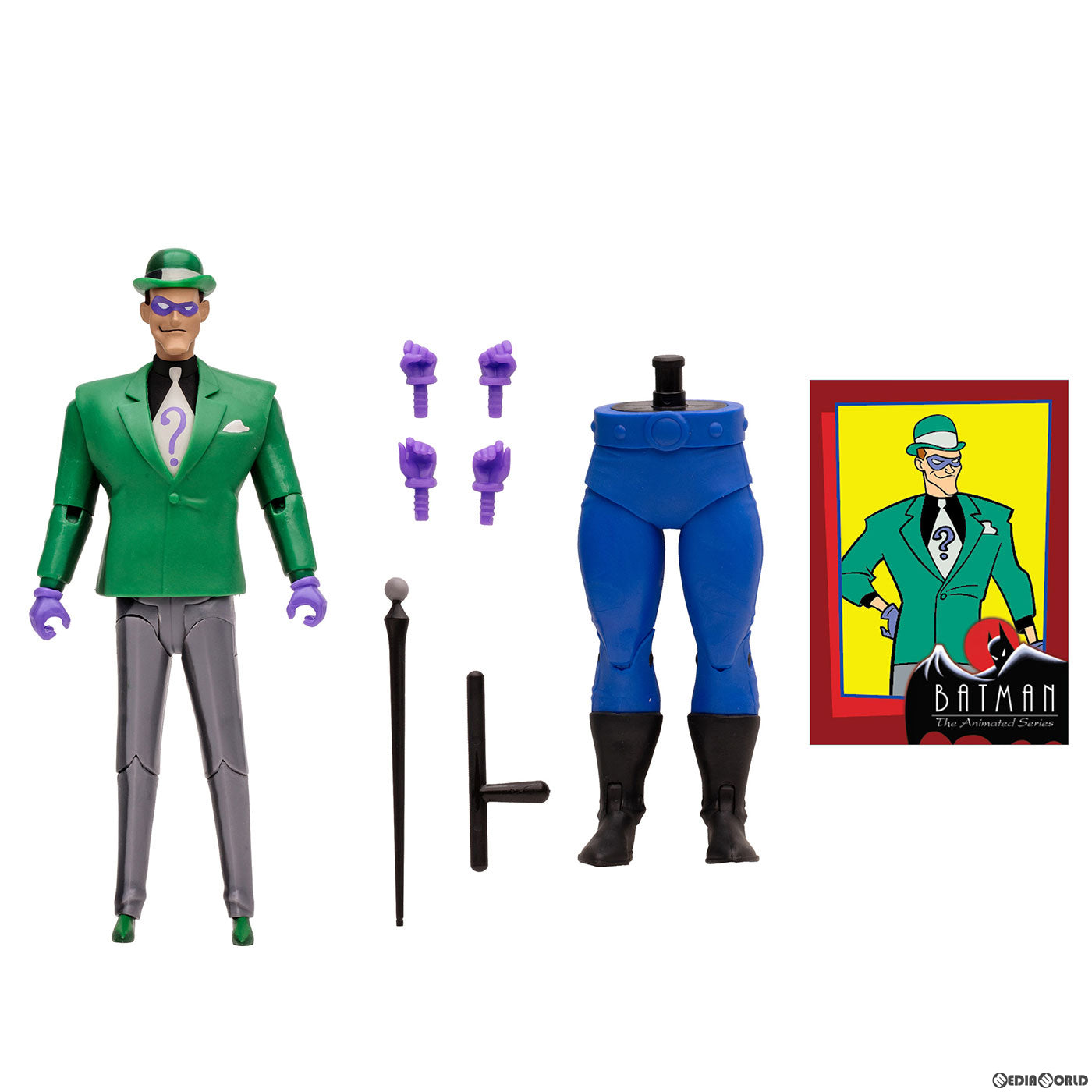 【新品即納】[FIG] DCダイレクト #07 リドラー バットマン アニメイテッド 完成品 6インチ・アクションフィギュア マクファーレン・トイズ/ホットトイズ(20240430)