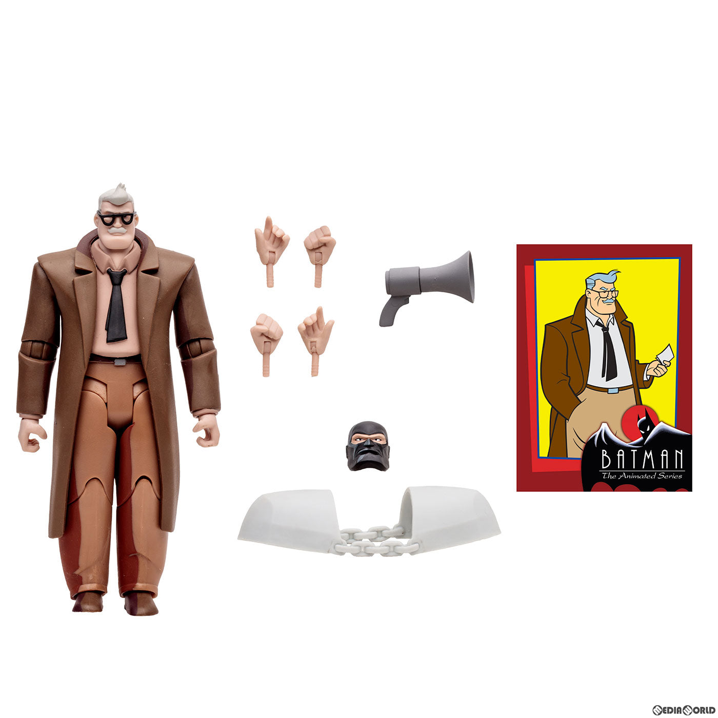 【新品即納】[FIG] DCダイレクト #08 ジェームズ・ゴードン バットマン アニメイテッド 完成品 6インチ・アクションフィギュア マクファーレン・トイズ/ホットトイズ(20240430)