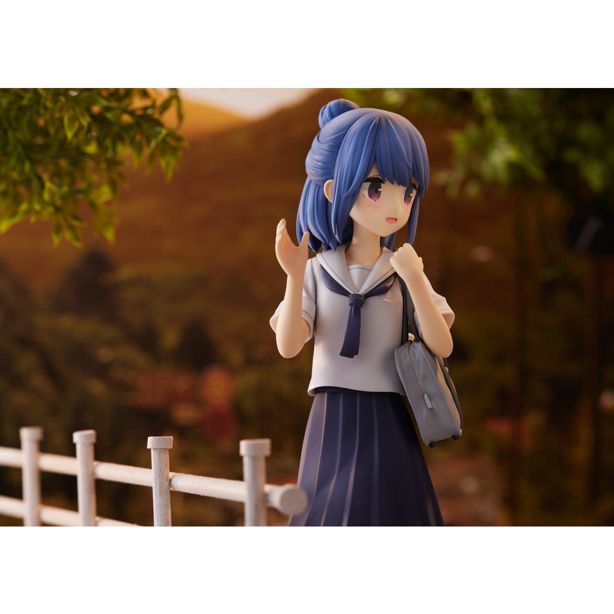 【中古即納】[FIG] PLUM直販限定 志摩リン[中学生Ver.](ほほえみVer.)(しまりん) ゆるキャン△ SEASON2 1/7 完成品 フィギュア(LPF213) PLUM(プラム)(20230131)