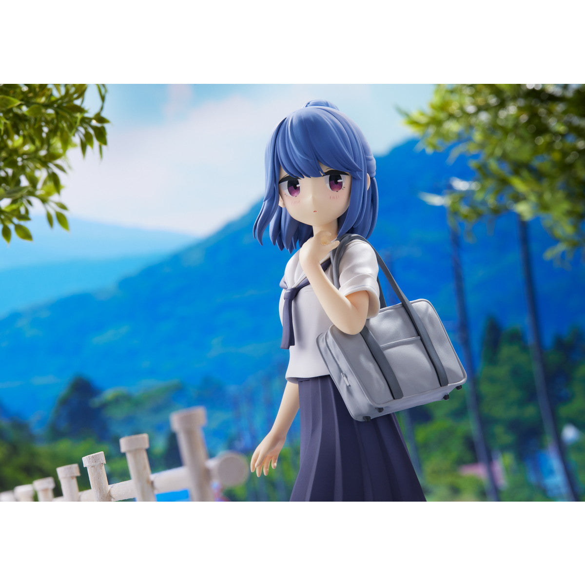 【中古即納】[FIG] PLUM直販限定 志摩リン[中学生Ver.](ほほえみVer.)(しまりん) ゆるキャン△ SEASON2 1/7 完成品 フィギュア(LPF213) PLUM(プラム)(20230131)
