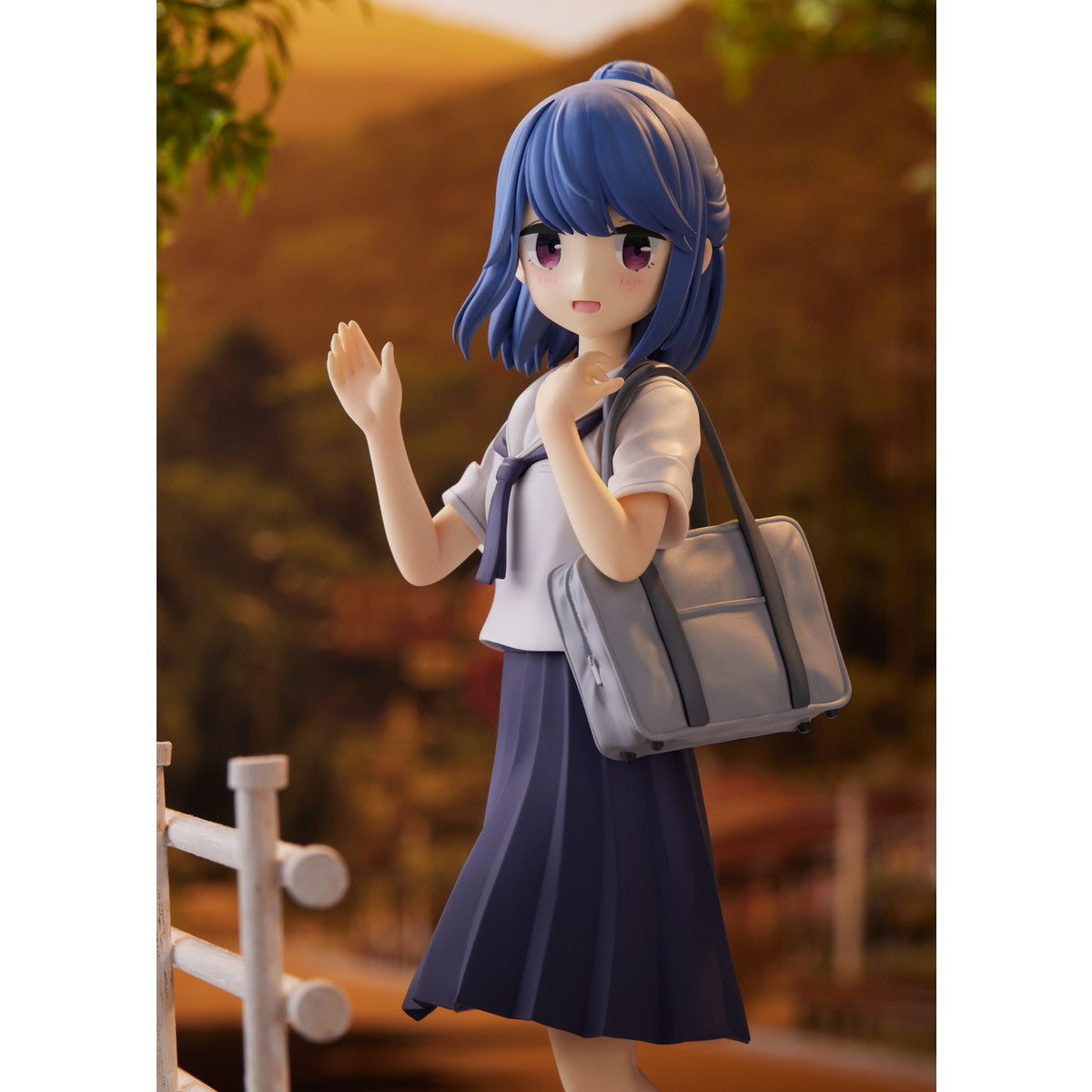 【中古即納】[FIG] PLUM直販限定 志摩リン[中学生Ver.](ほほえみVer.)(しまりん) ゆるキャン△ SEASON2 1/7 完成品 フィギュア(LPF213) PLUM(プラム)(20230131)