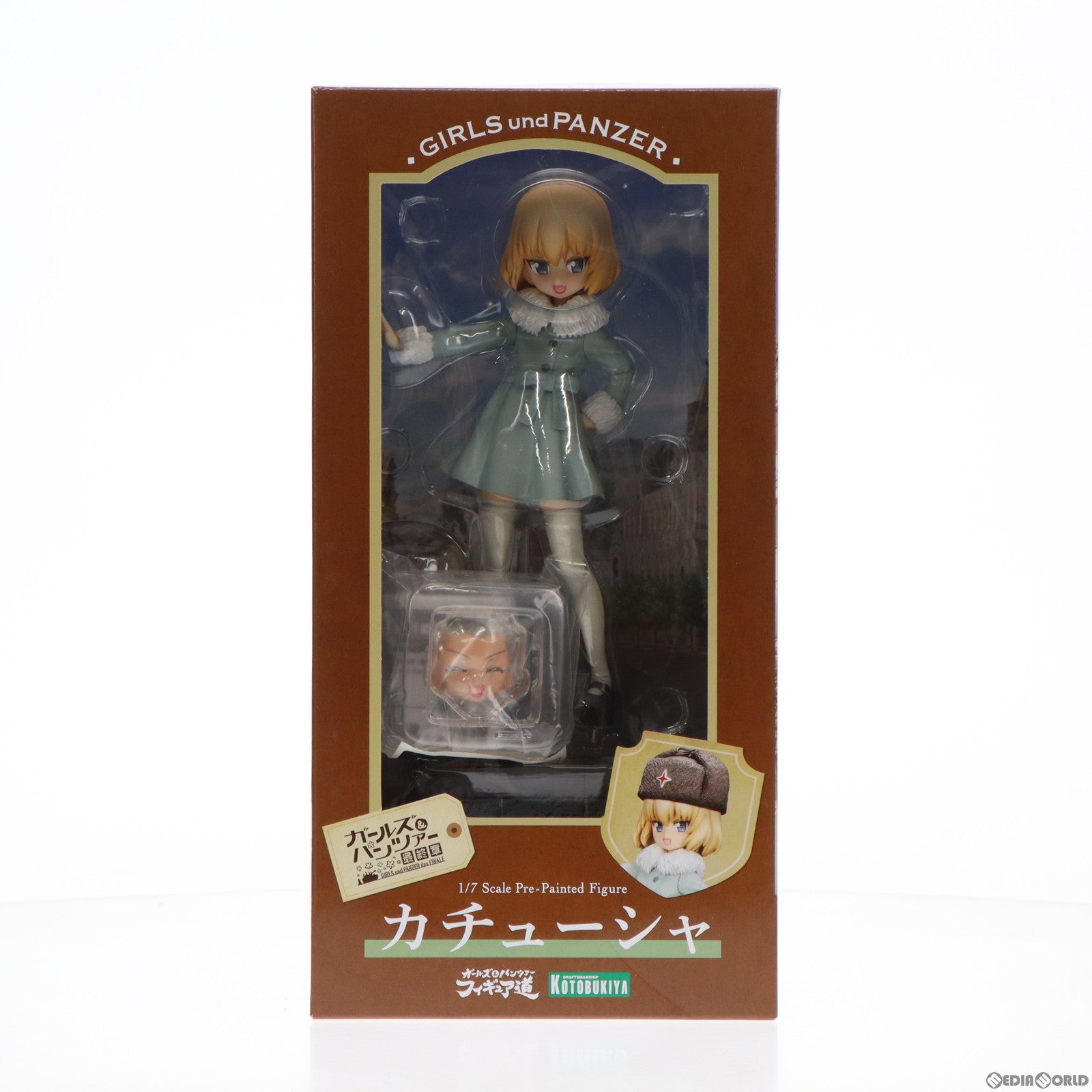 【中古即納】[FIG] コトブキヤショップ限定特典付属 カチューシャ ガールズ&パンツァー 最終章 1/7 完成品 フィギュア(PP794) コトブキヤ(20190831)