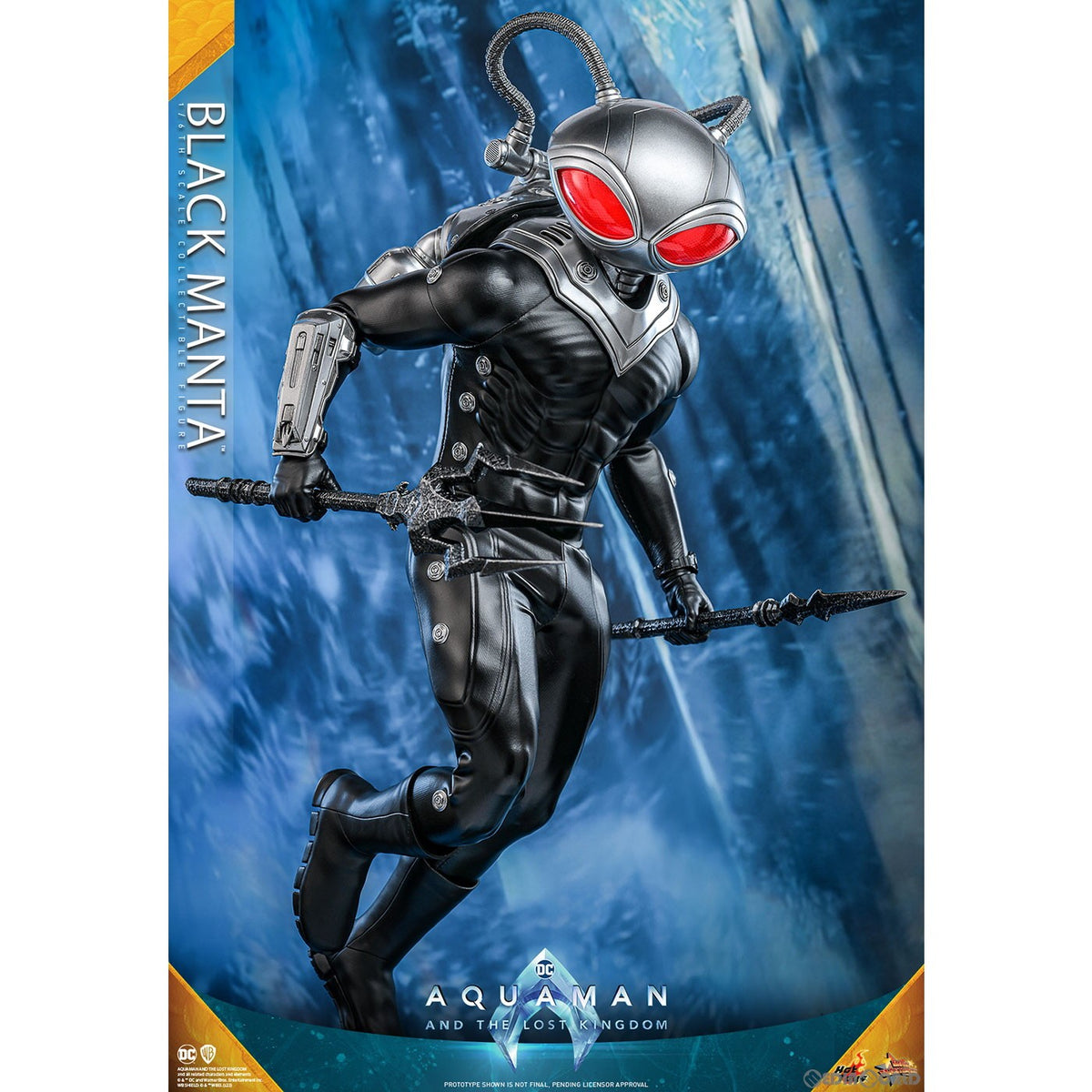 【新品】【お取り寄せ】[FIG] ムービー・マスターピース ブラックマンタ アクアマン/失われた王国 1/6 完成品 可動フィギュア(MM#739) ホットトイズ(20250531)