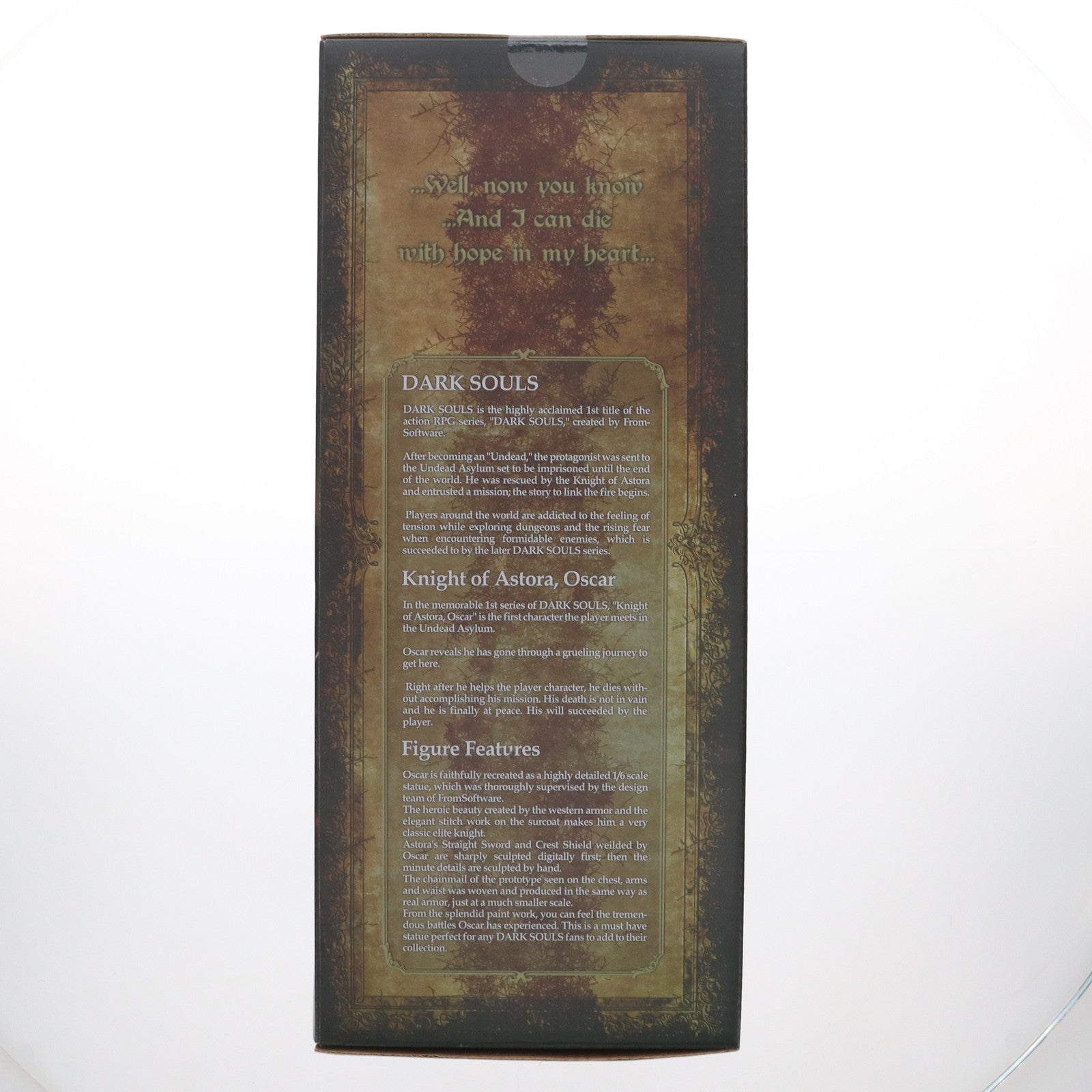【中古即納】[FIG] 予約特典付属 アストラの上級騎士 オスカー DARK SOULS-ダークソウル- 1/6 完成品 スタチュー フィギュア Gecco(ゲッコウ)/豆魚雷(20180113)