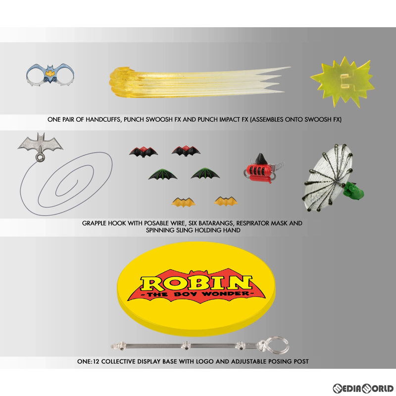 【新品即納】[FIG] ワン12コレクティブ ロビン ゴールデンエイジ エディション DCコミックス 1/12 完成品 アクションフィギュア メズコトイズ(20240831)