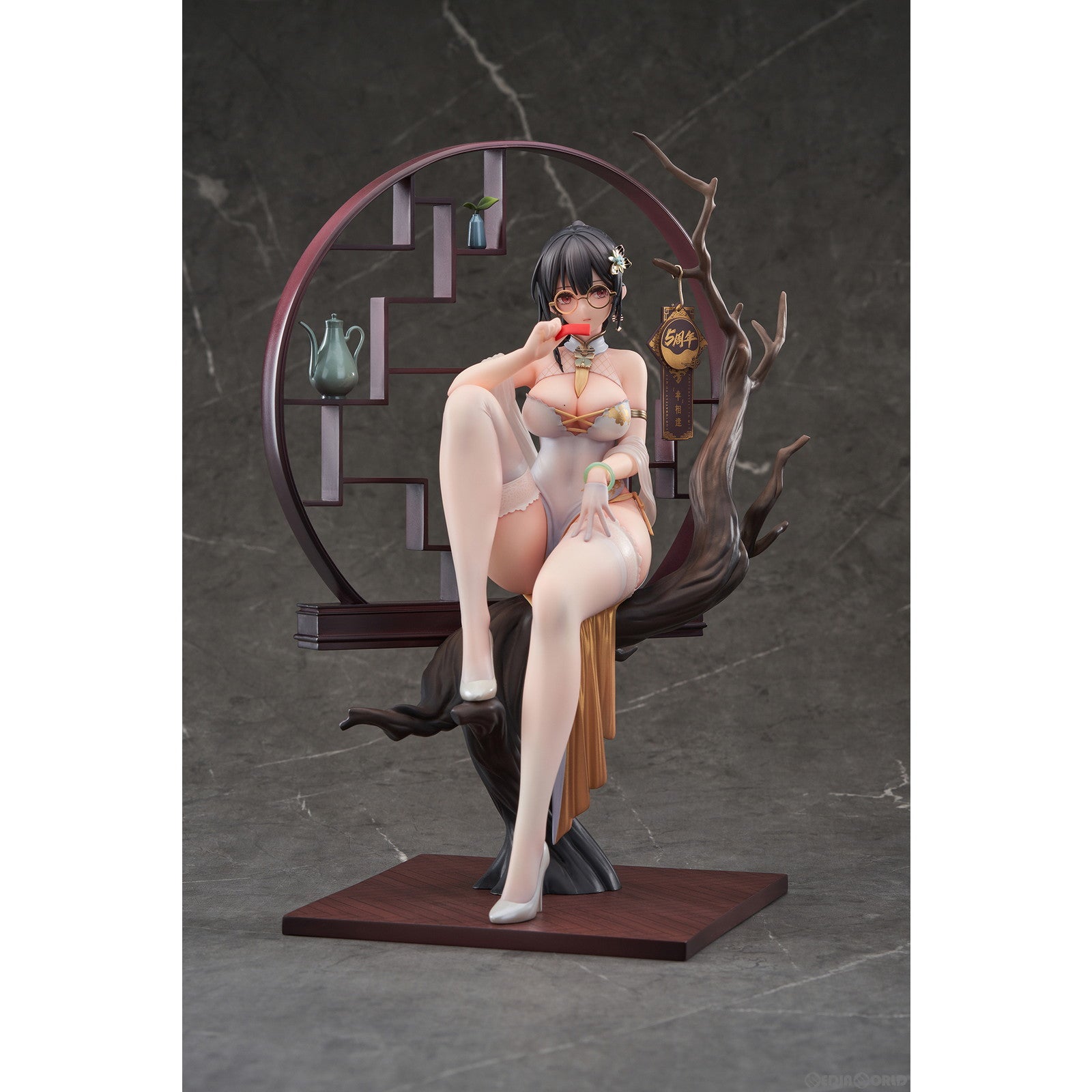 【新品即納】[FIG] ポストカード3枚付属 XIAMI(シャミ) 「幸」相逢 チャイナドレス 踏雪Ver. 1/7 完成品 フィギュア APEX(エーペックス)/東京フィギュア(20250331)