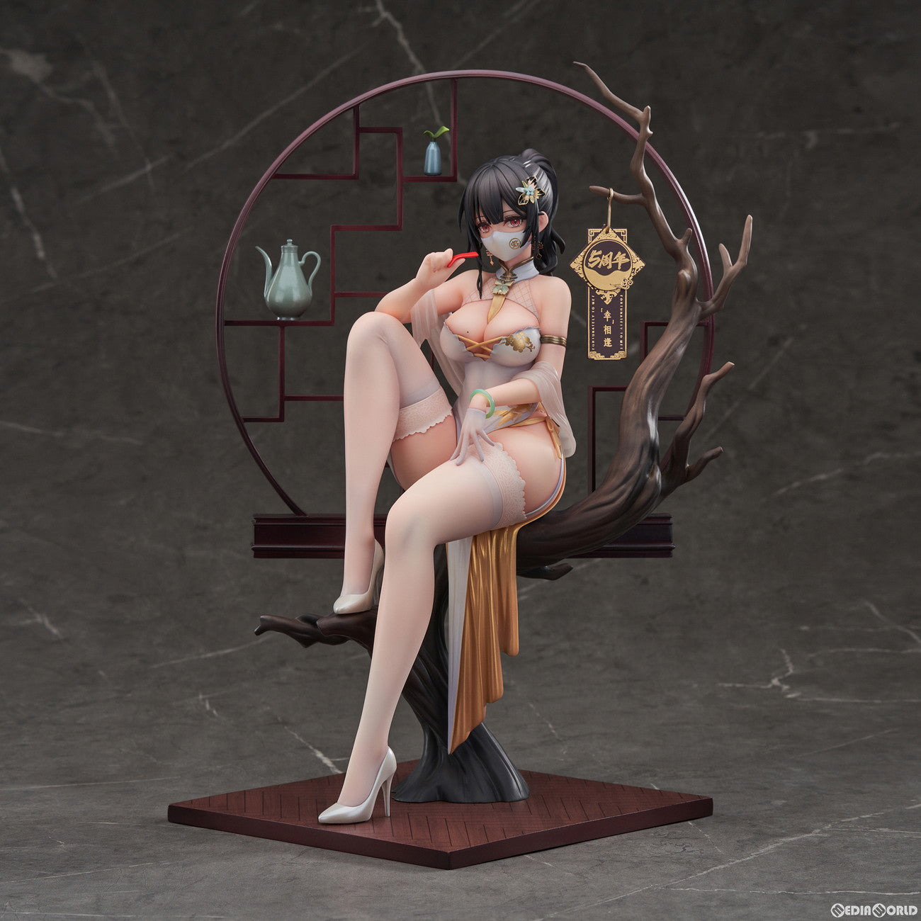 【新品】【お取り寄せ】[FIG] ポストカード3枚付属 XIAMI(シャミ) 「幸」相逢 チャイナドレス 踏雪Ver. 1/7 完成品 フィギュア APEX(エーペックス)/東京フィギュア(20250331)