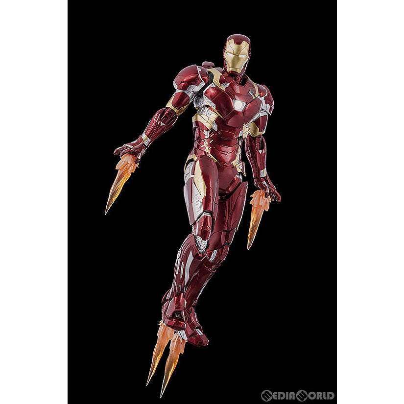 【中古即納】[FIG] (再販) DLX Iron Man Mark 46(DLX アイアンマン・マーク46) Marvel Studios' The Infinity Saga(マーベル・スタジオ『インフィニティ・サーガ』) 1/12 完成品 可動フィギュア threezero(20250430)