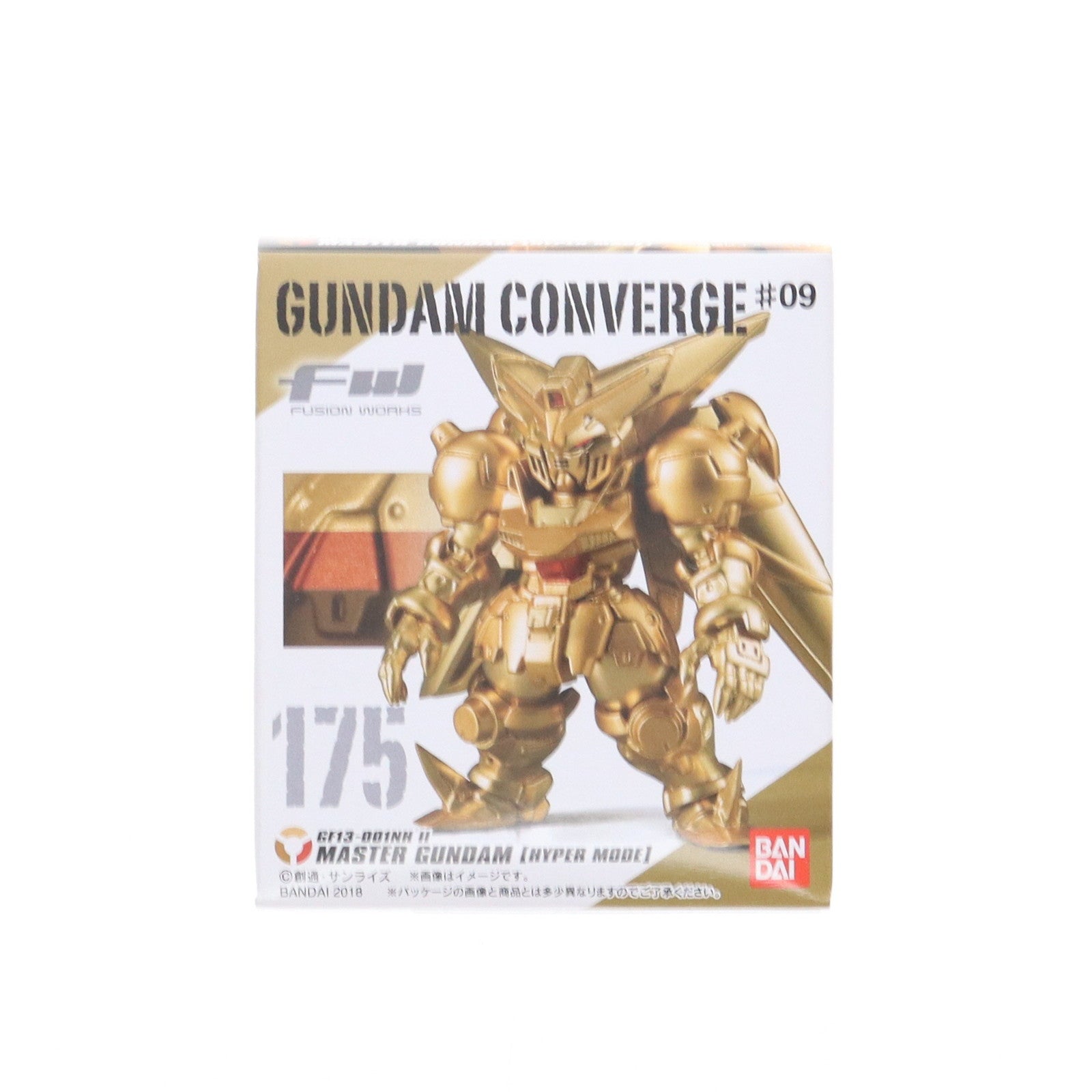 【中古即納】[FIG] (単品)(食玩) 7.マスターガンダム(ハイパーモード) FW GUNDAM CONVERGE(ガンダムコンバージ) ♯9 機動武闘伝Gガンダム フィギュア バンダイ(20180123)