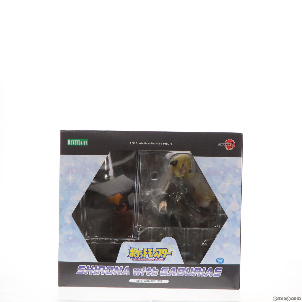 【中古即納】[FIG] ポケモンセンター&コトブキヤショップ限定特典付属 ARTFX J シロナ with ガブリアス ポケットモンスター 1/8 完成品 フィギュア(PP953) コトブキヤ(20210930)