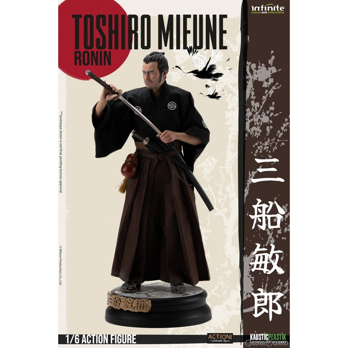 【新品即納】[FIG] 三船敏郎(みふねとしろう) ローニン ver 1/6 完成品 アクションフィギュア インフィニティスタチュー(20250131)