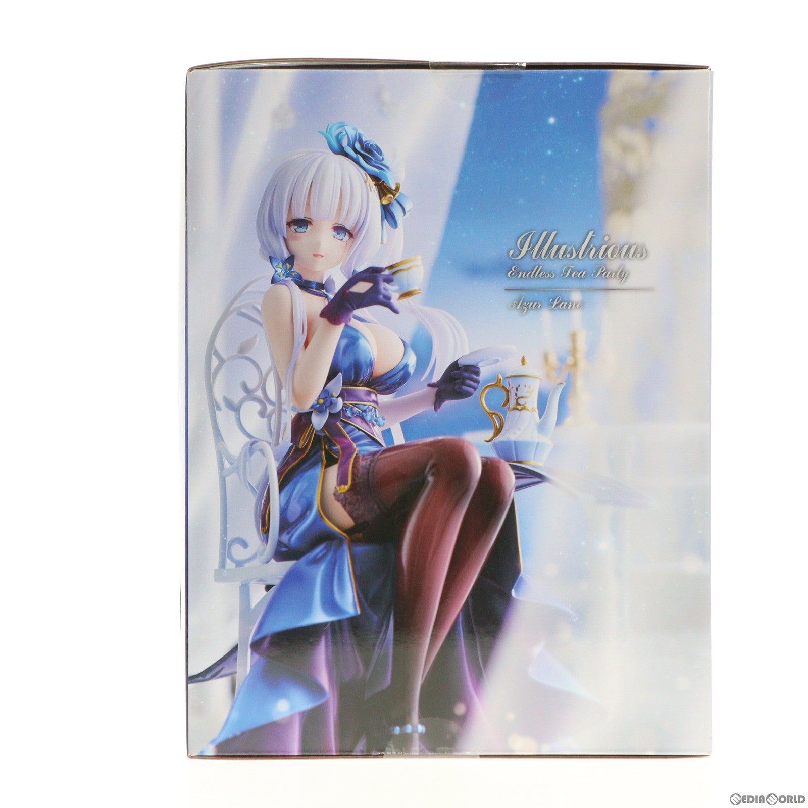 【中古即納】[FIG] (再販) コトブキヤショップ限定 イラストリアス(終わらないお茶会ver.) アズールレーン 1/7 完成品 フィギュア(PV156) コトブキヤ(20190630)