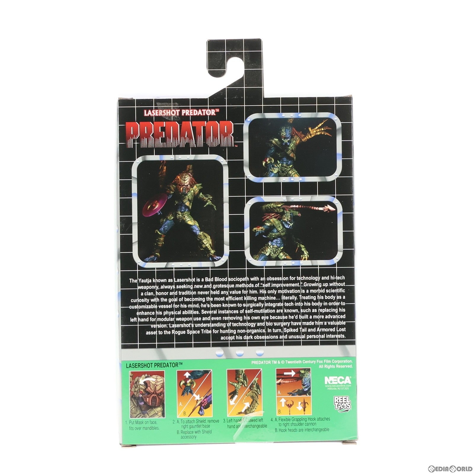【中古即納】[FIG] クラシックケナー レーザーショット プレデター 完成品 アルティメット 7インチ アクションフィギュア(海外流通版) ネカ(20191006)